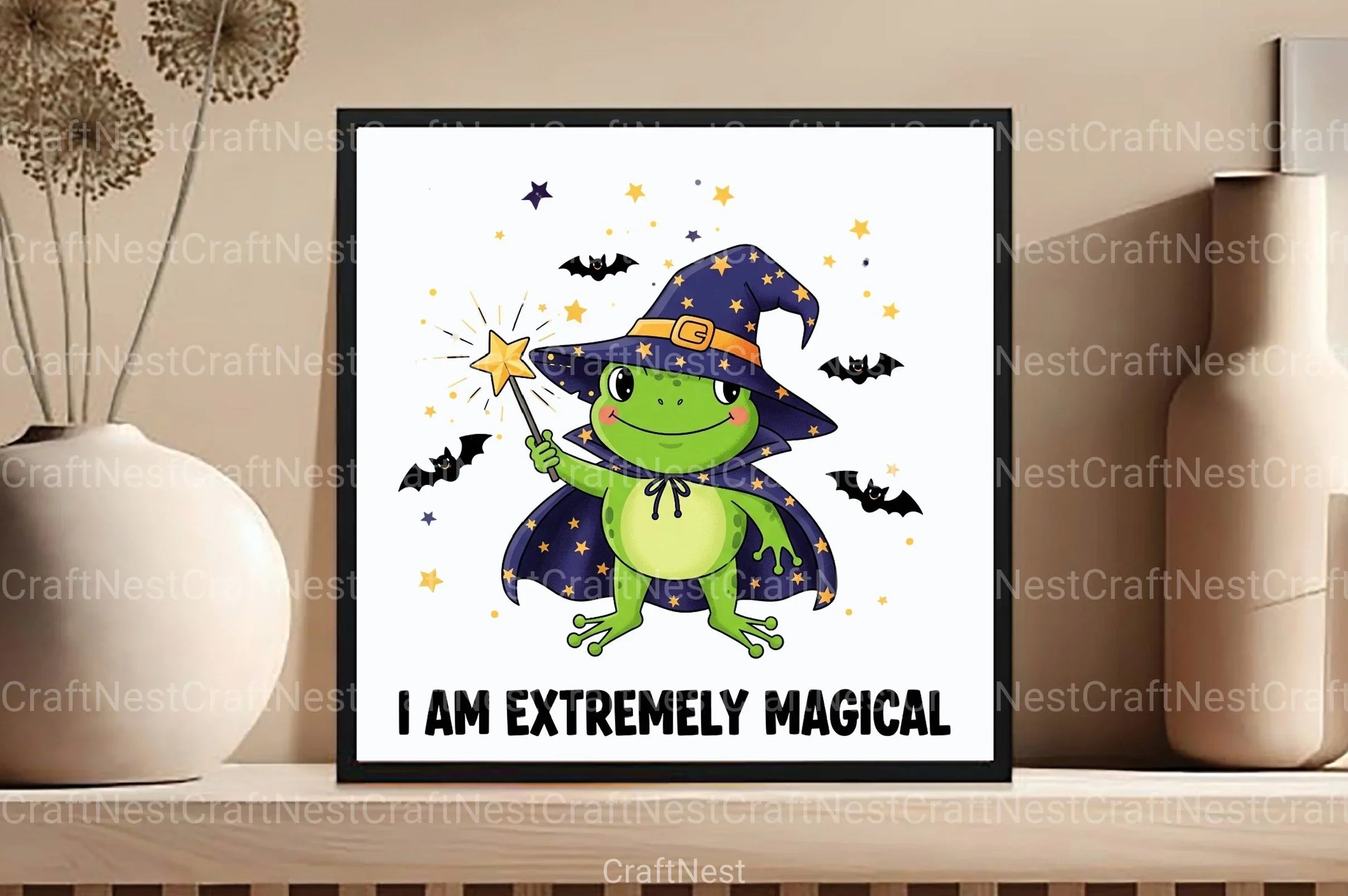 Extremely Magical Frogs Clipart Bundle - CraftNest - Digital Crafting and Art