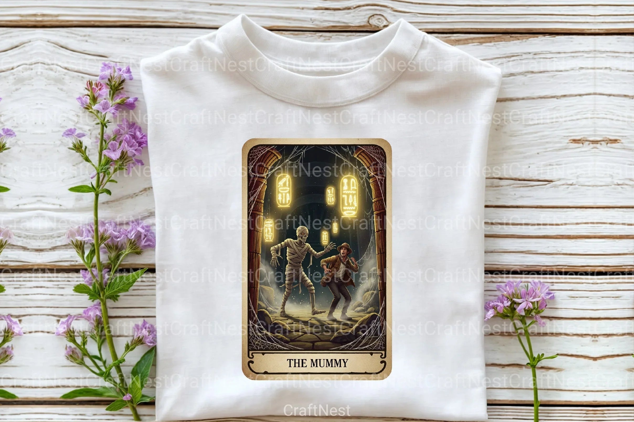 The Mummy Halloween Tarot Card Clipart Bundle - CraftNest - Digital Crafting and Art