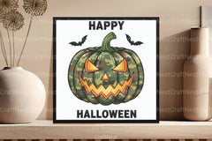 Camo Pumpkin Halloween Clipart Bundle 4 - CraftNest - Digital Crafting and Art