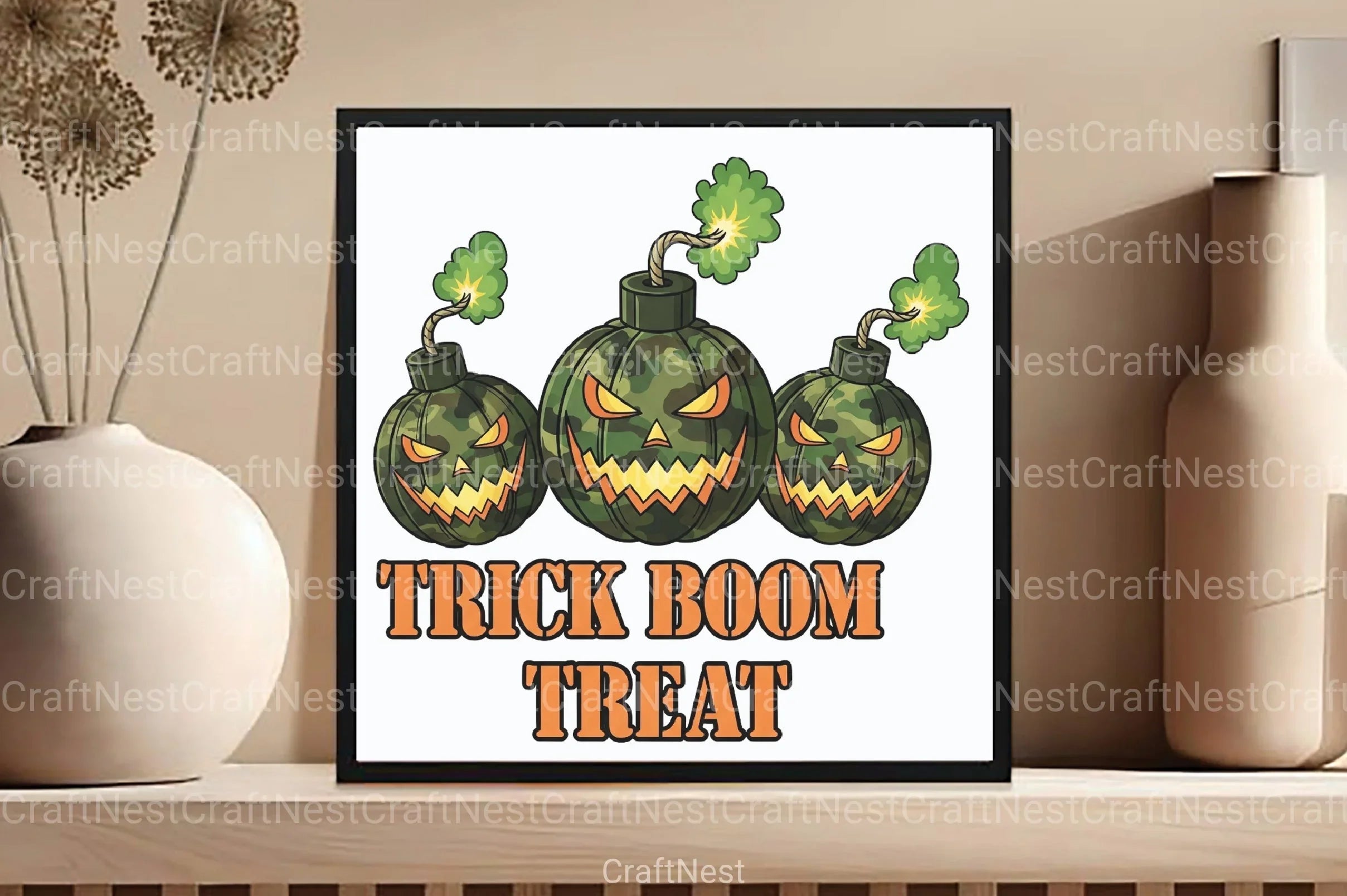 Camo Pumpkins Halloween Clipart Bundle - CraftNest - Digital Crafting and Art