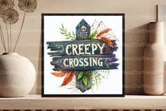 Creepy Crossing Clipart Bundle 4 - CraftNest - Digital Crafting and Art