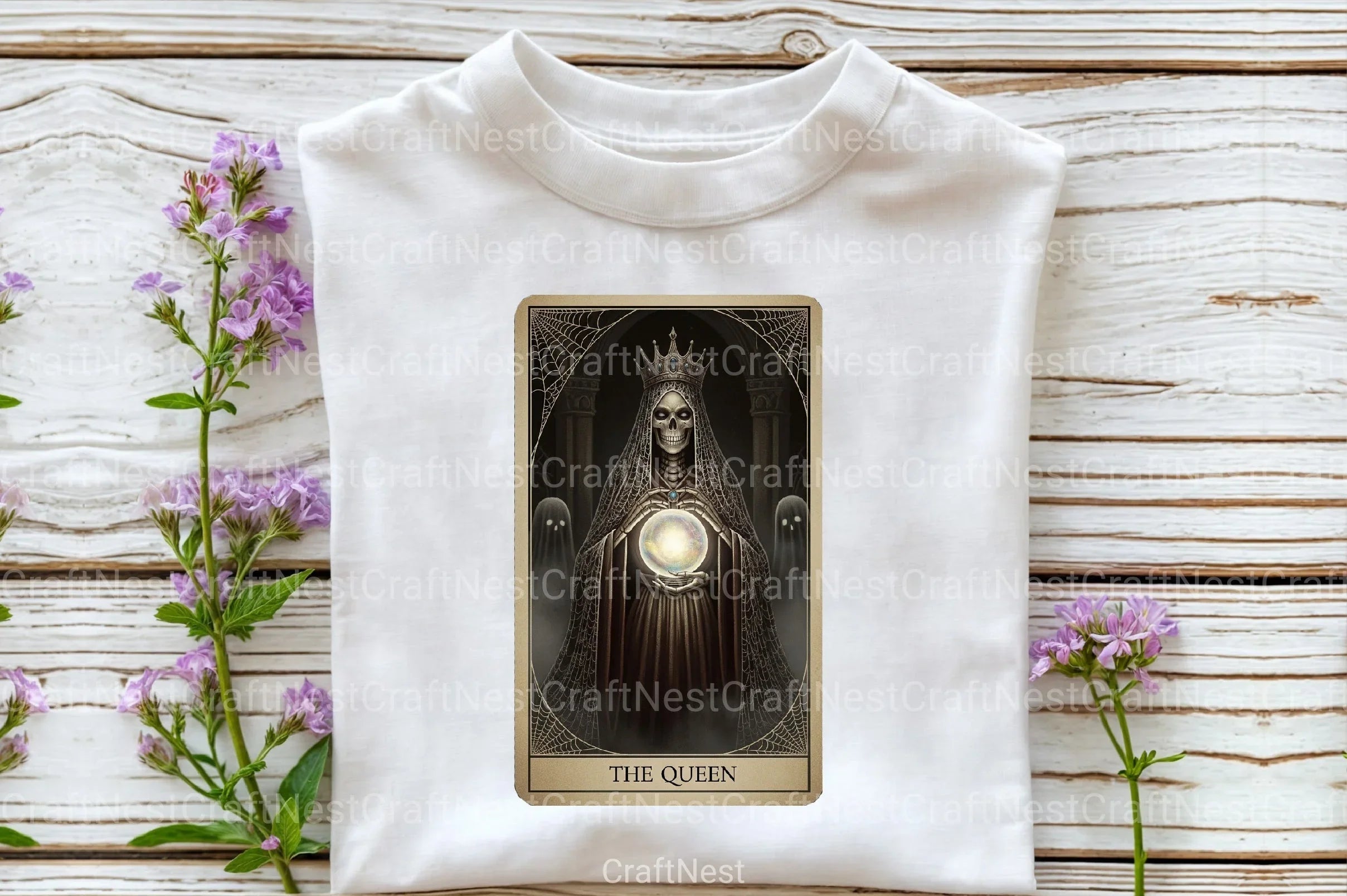 Queen Halloween Tarot Card Clipart Bundle - CraftNest - Digital Crafting and Art