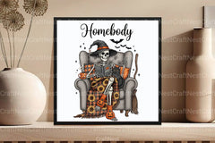 Homebody Skeleton Messy Clipart Bundle - CraftNest - Digital Crafting and Art