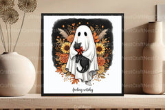 Feeling Witchy Boho Floral Fall Clipart Bundle - CraftNest - Digital Crafting and Art
