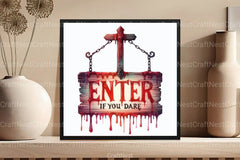Enter If You Dare Clipart Bundle - CraftNest - Digital Crafting and Art