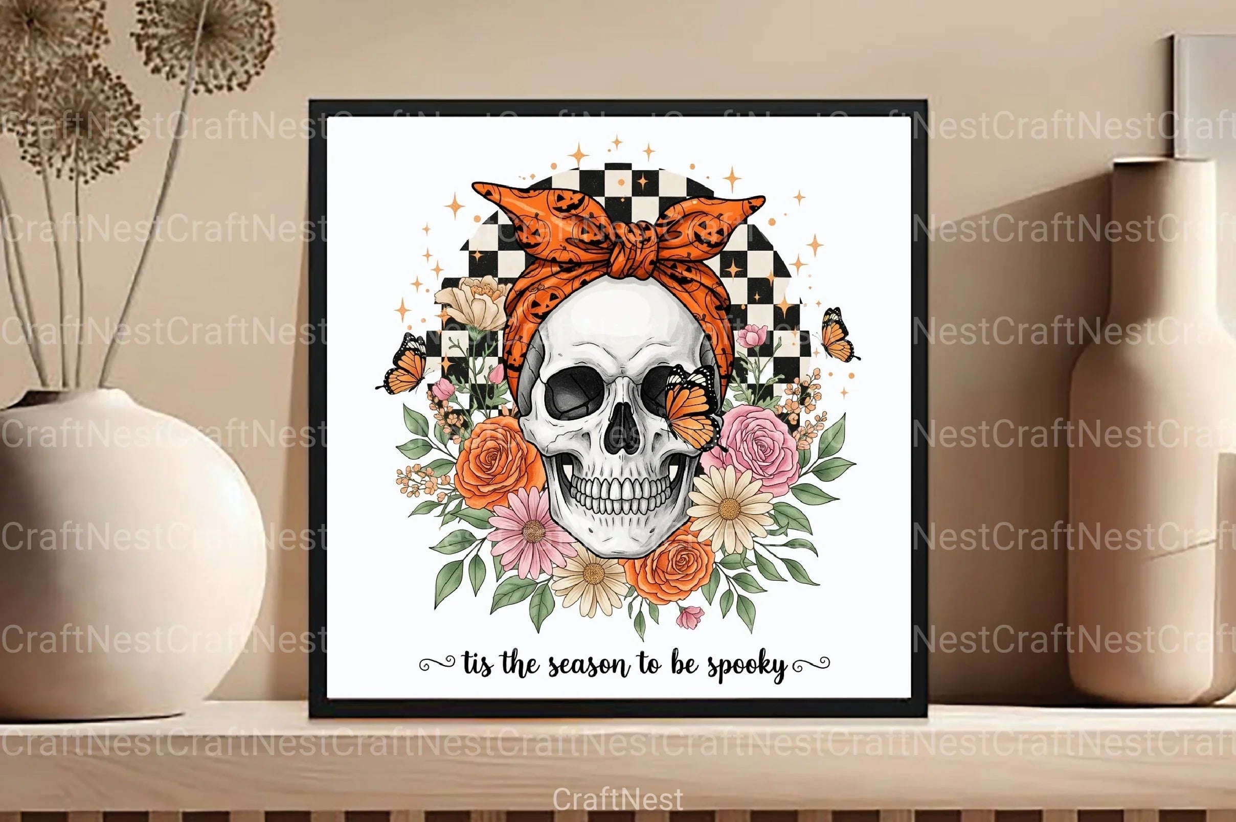 Halloween Skeleton Head Clipart Bundle - CraftNest - Digital Crafting and Art