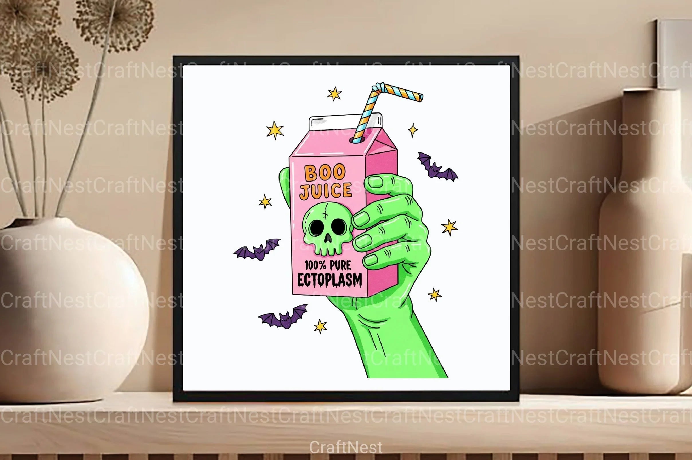 Boo Juice Halloween Funny Ghost Clipart Bundle - CraftNest - Digital Crafting and Art