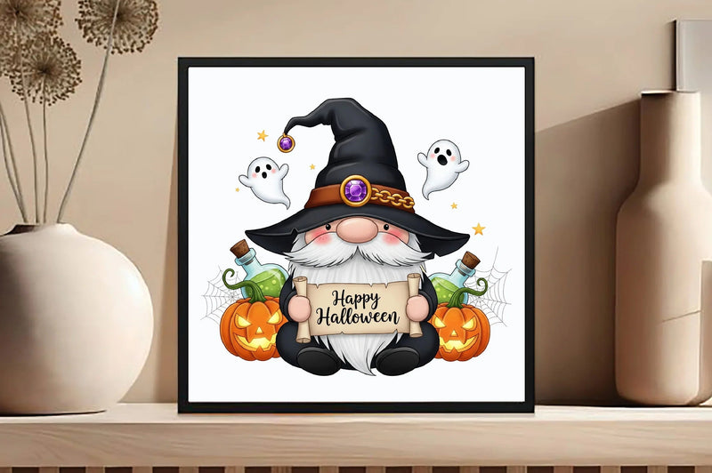 Happy Halloween Gnome Clipart Bundle - CraftNest - Digital Crafting and Art