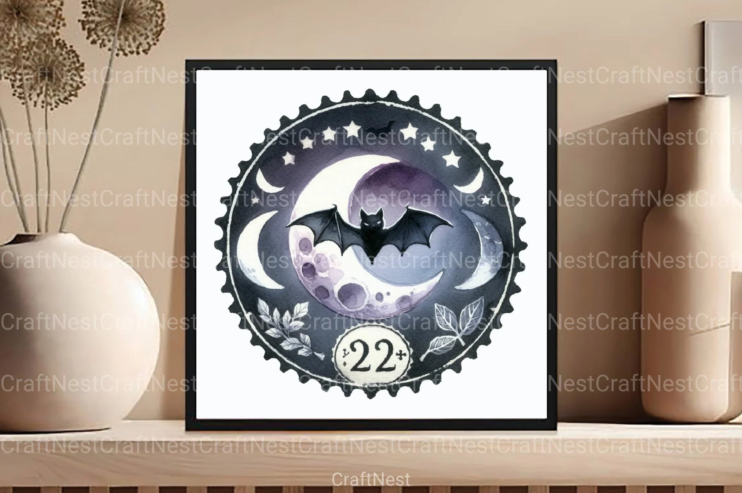 Halloween Stamp Clipart Bundle 4 - CraftNest - Digital Crafting and Art