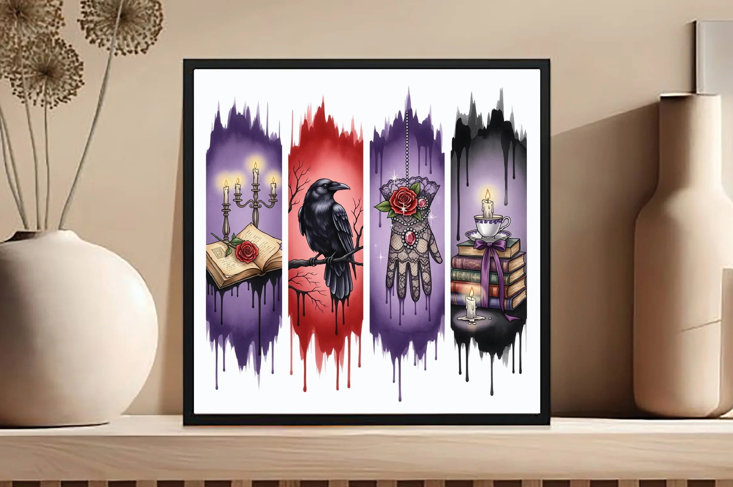 Magical Gothic Raven Clipart Bundle - CraftNest - Digital Crafting and Art