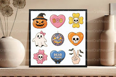 Retro Halloween Clipart Bundle 4 - CraftNest - Digital Crafting and Art