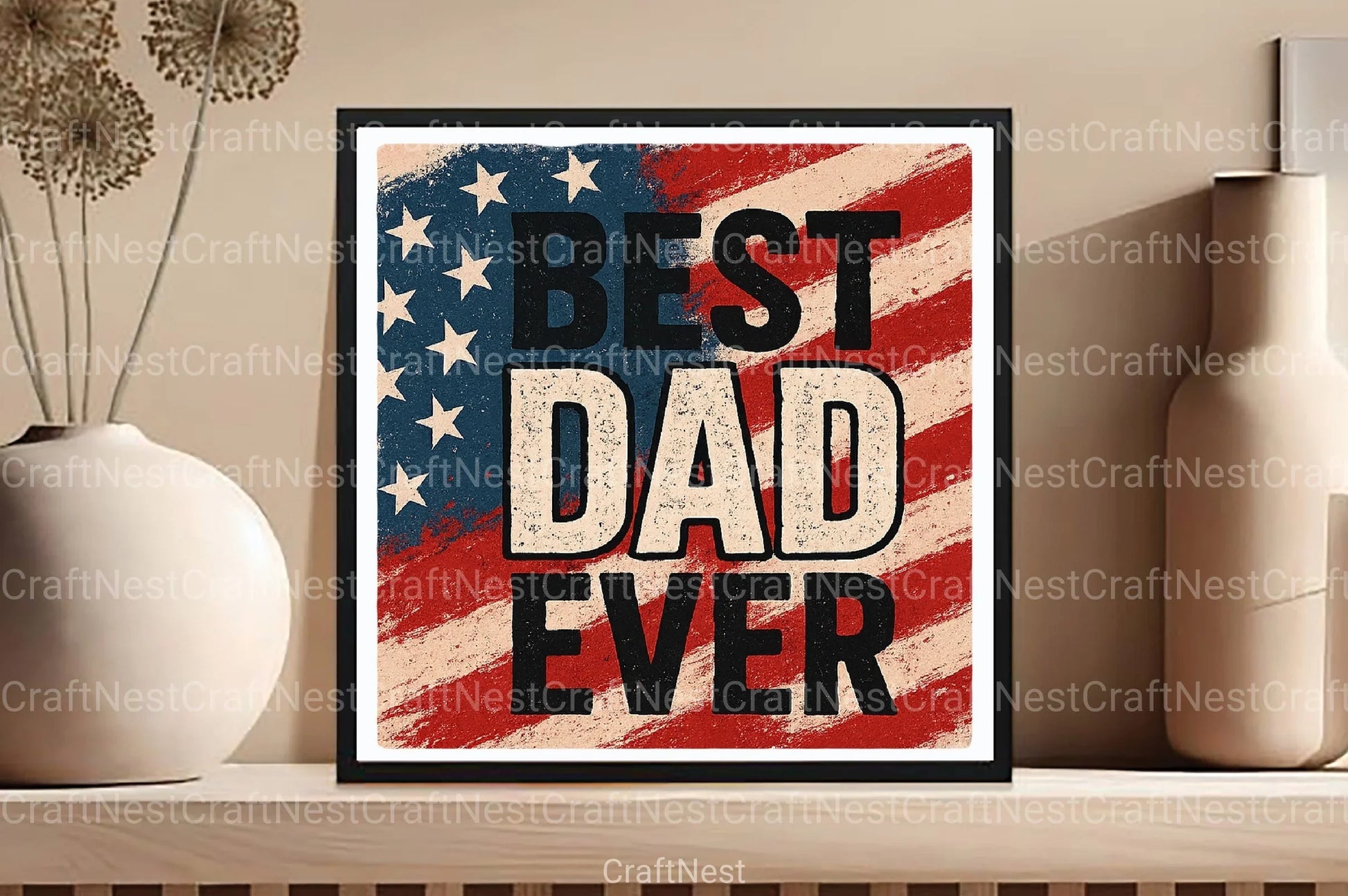 Patriotic Best Dad Ever Clipart Bundle 2 - CraftNest - Digital Crafting and Art