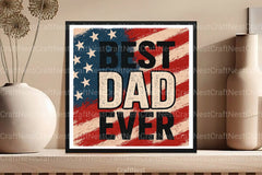Patriotic Best Dad Ever Clipart Bundle 2 - CraftNest - Digital Crafting and Art