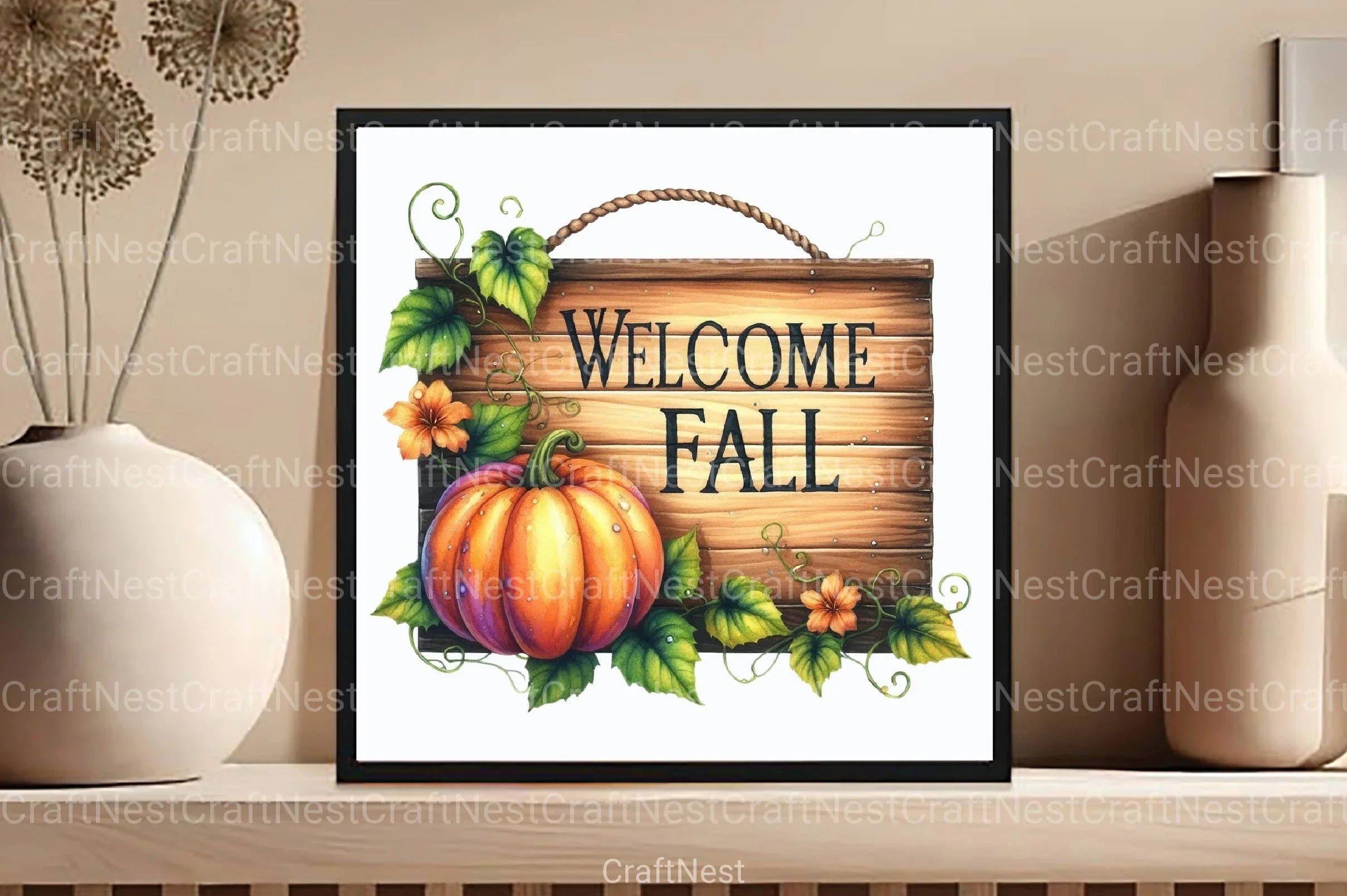 Welcome Fall Clipart Bundle 2 - CraftNest - Digital Crafting and Art