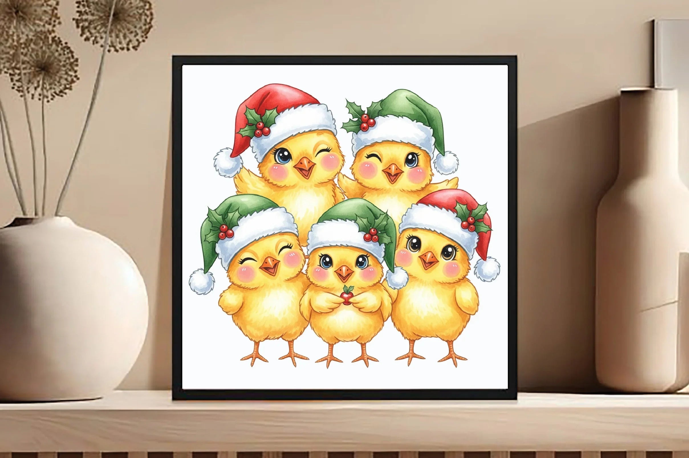Funny Christmas Chicken Clipart Bundle - CraftNest - Digital Crafting and Art