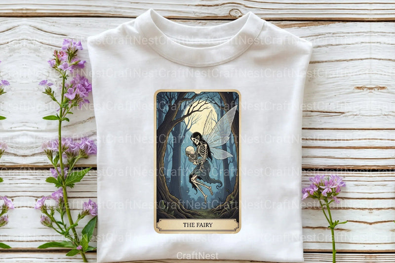 Fairy Halloween Tarot Card Clipart Bundle - CraftNest - Digital Crafting and Art