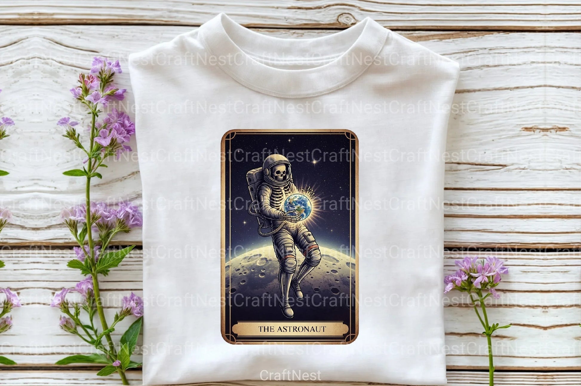 Astronaut Halloween Tarot Card Clipart Bundle - CraftNest - Digital Crafting and Art