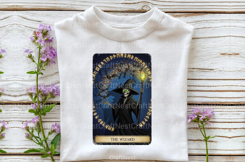 Wizard Halloween Tarot Card Clipart Bundle - CraftNest - Digital Crafting and Art
