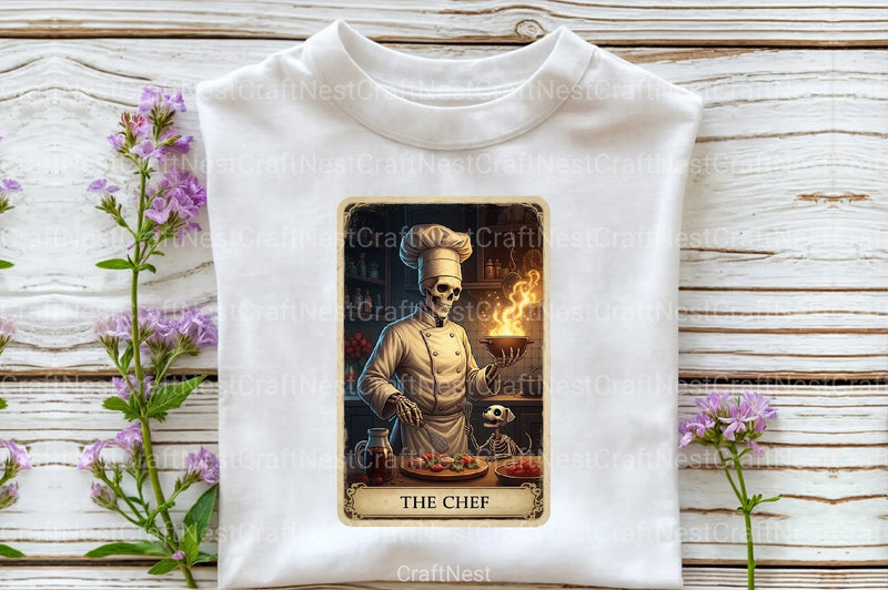 Chef Halloween Tarot Card Clipart Bundle - CraftNest - Digital Crafting and Art