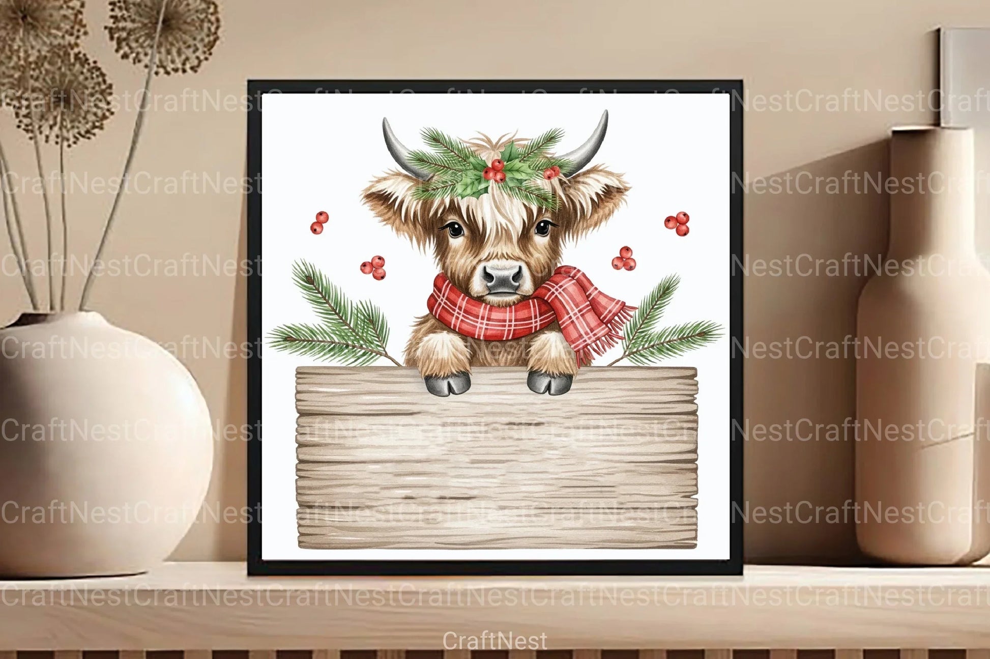 Western Christmas Country Clipart Bundle 3 - CraftNest - Digital Crafting and Art