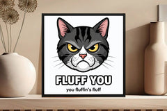 Fluff You Funny Cat Clipart Bundle - CraftNest - Digital Crafting and Art