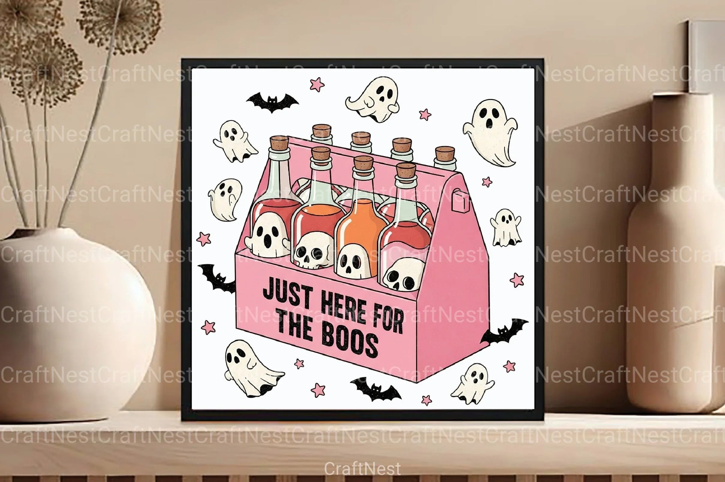 Pink Halloween Clipart Bundle 13 - CraftNest - Digital Crafting and Art