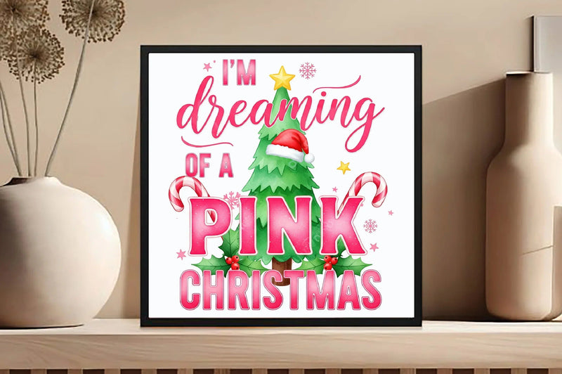 Dreaming of a Pink Christmas Clipart Bundle - CraftNest - Digital Crafting and Art
