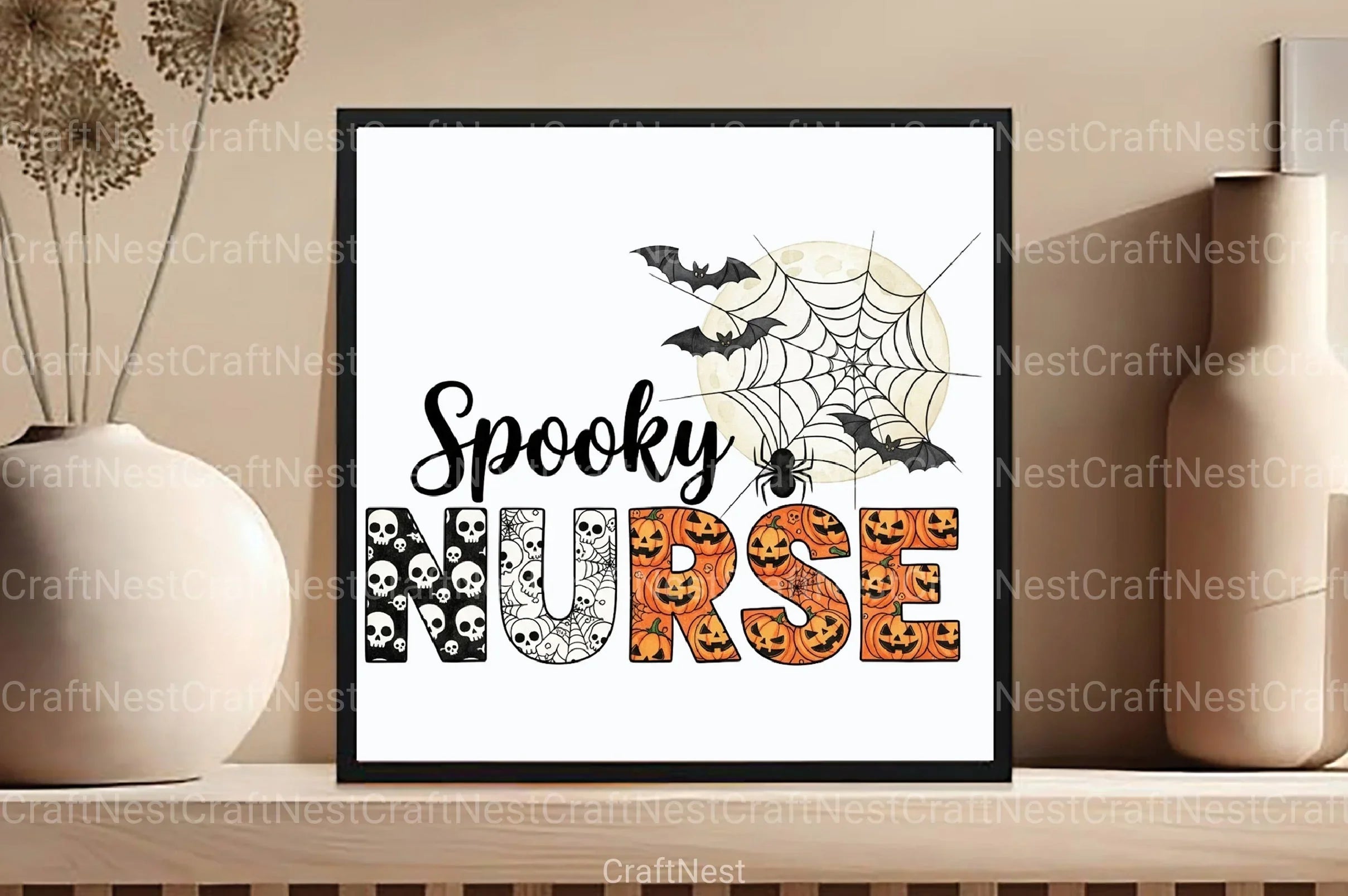 Spooky Nurse Halloween Clipart Bundle 90 - CraftNest - Digital Crafting and Art