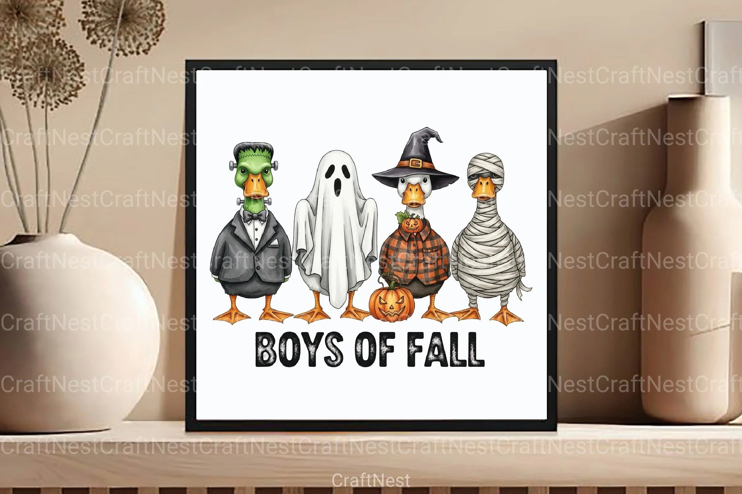 Boys of Fall Halloween Clipart Bundle - CraftNest - Digital Crafting and Art