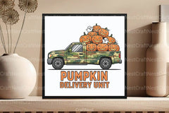Camo Truck Halloween Clipart Bundle - CraftNest - Digital Crafting and Art