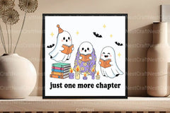 Just One More Chapter Ghost Clipart Bundle - CraftNest - Digital Crafting and Art