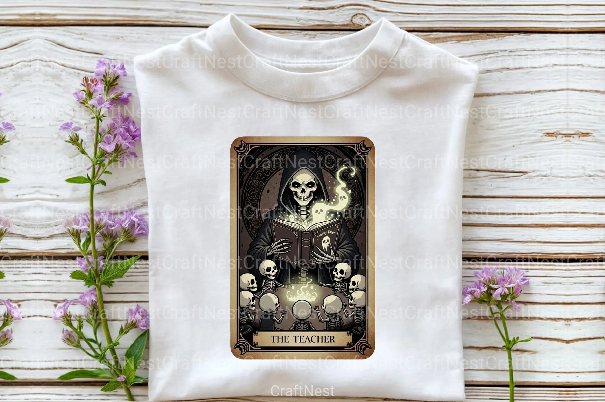 Teacher Halloween Tarot Card Clipart Bundle - CraftNest - Digital Crafting and Art