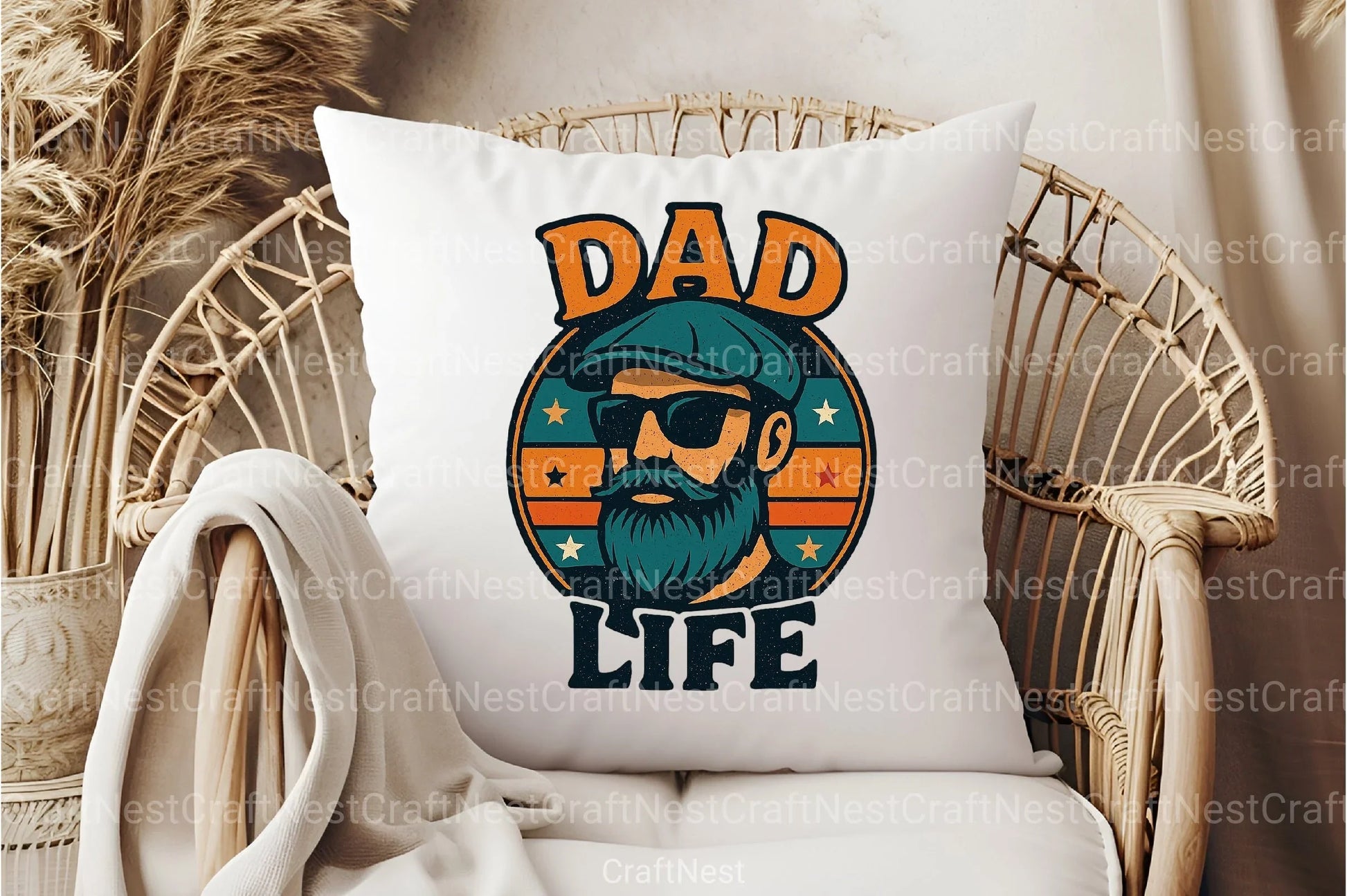 Retro Dad Life Clipart Bundle - CraftNest - Digital Crafting and Art