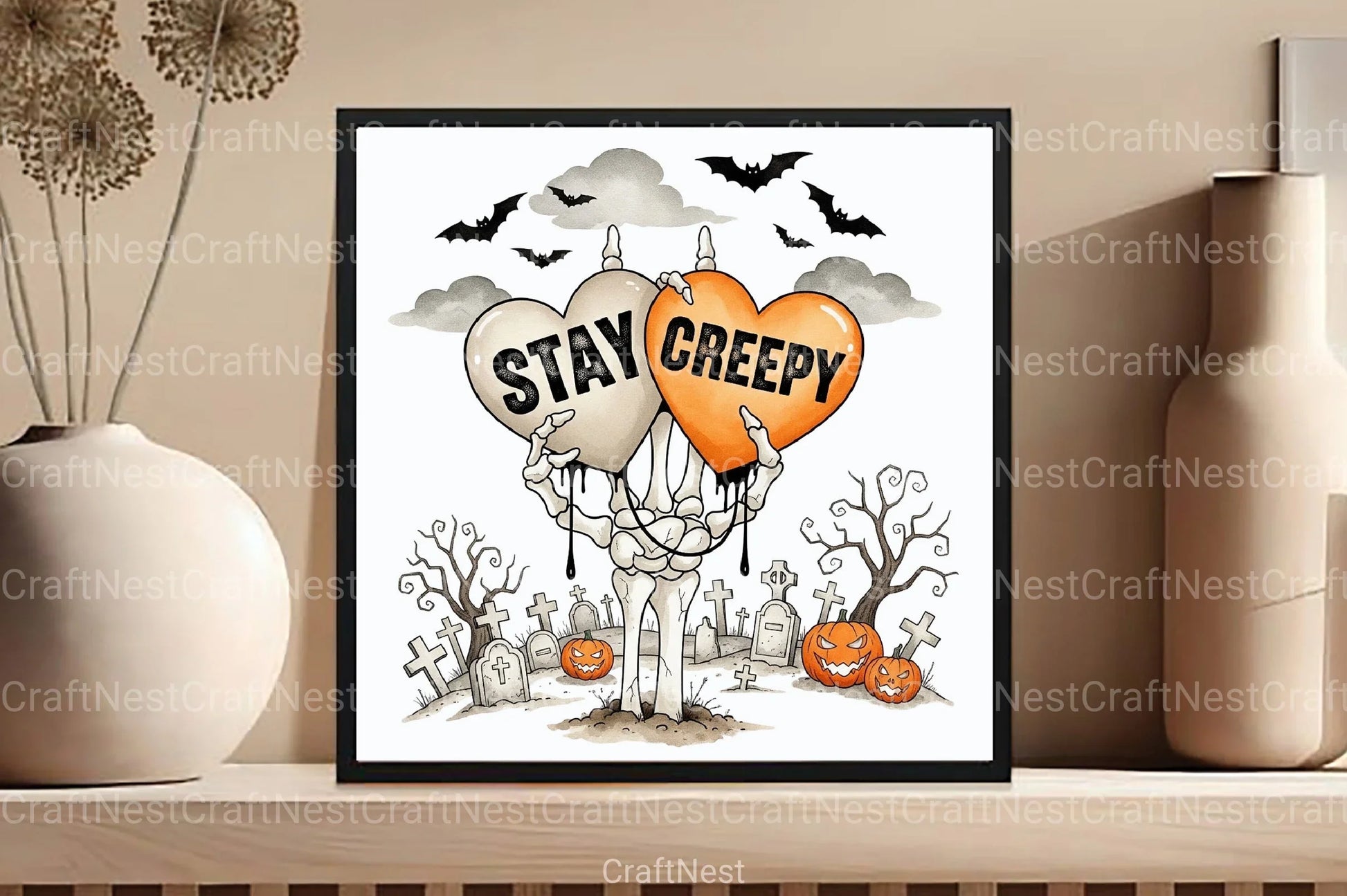 Stay Creepy Halloween Clipart Bundle - CraftNest - Digital Crafting and Art