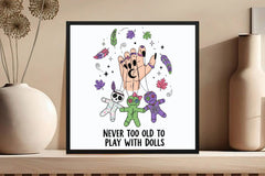 Never Too Old to Play with Dolls Clipart Bundle - CraftNest - Digital Crafting and Art