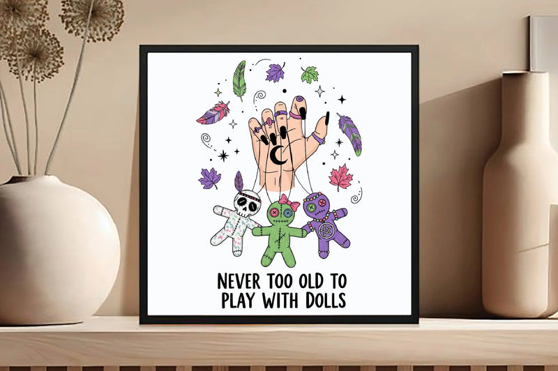 Never Too Old to Play with Dolls Clipart Bundle - CraftNest - Digital Crafting and Art