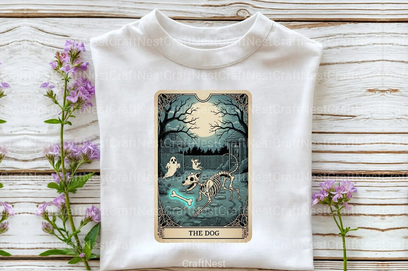 Dog Halloween Tarot Card Clipart Bundle - CraftNest - Digital Crafting and Art