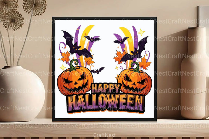 Happy Halloween PNG Clipart Bundle - CraftNest - Digital Crafting and Art