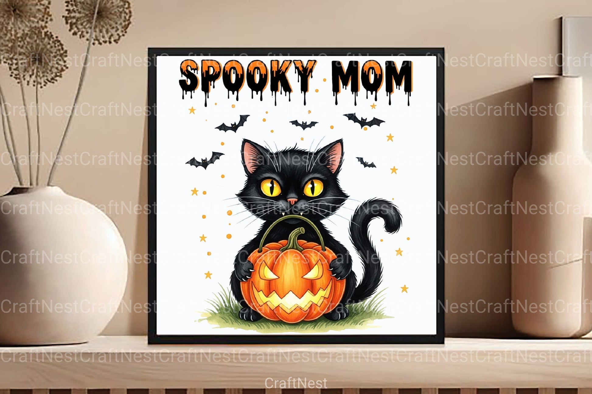 Spooky Mom Halloween Clipart Bundle 2 - CraftNest - Digital Crafting and Art