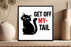 Get Off My Tail Cat Design Clipart Bundle - CraftNest - Digital Crafting and Art