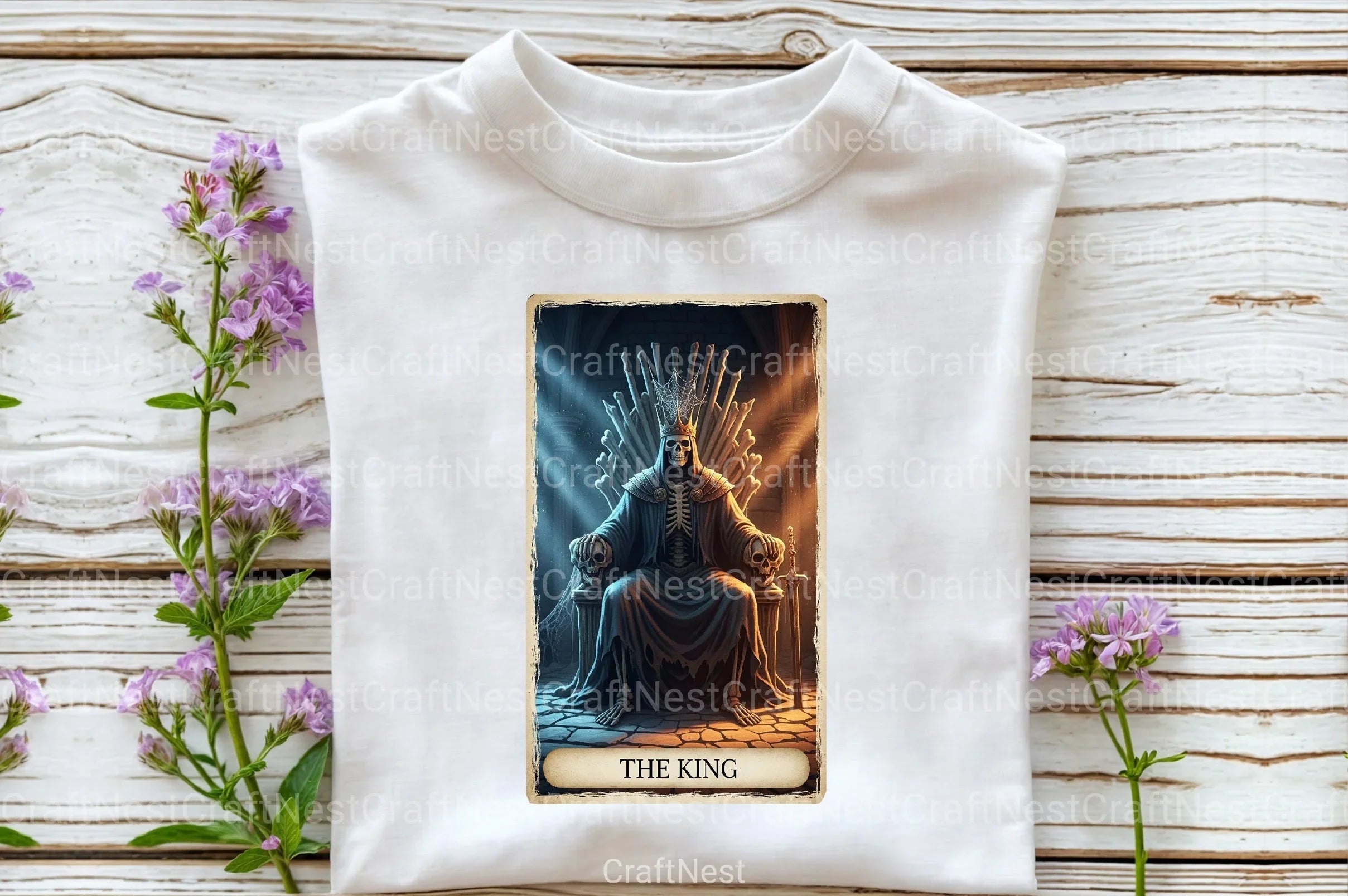 King Halloween Tarot Card Clipart Bundle - CraftNest - Digital Crafting and Art