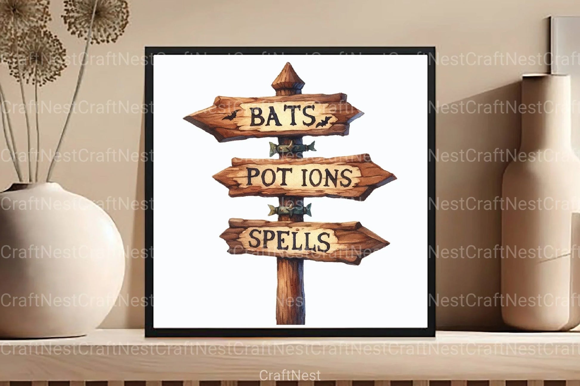 Bats Potions Spells Clipart Bundle - CraftNest - Digital Crafting and Art