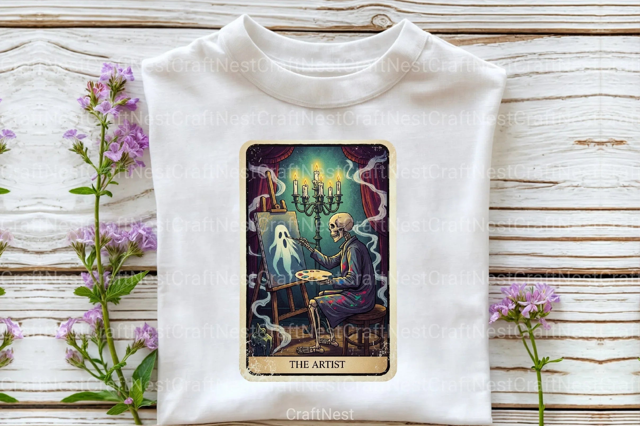 The Artist Halloween Tarot Card Clipart Bundle - CraftNest - Digital Crafting and Art