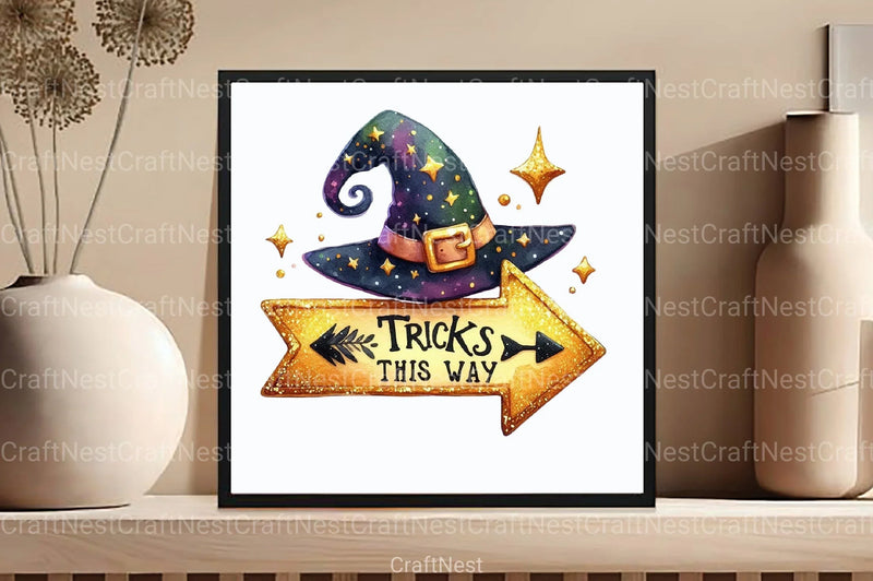 Tricks This Way Clipart Bundle - CraftNest - Digital Crafting and Art