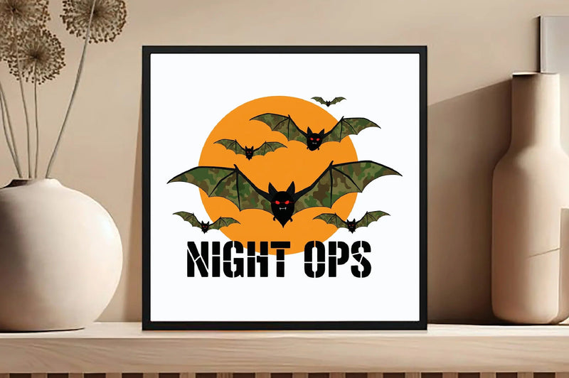 Camo Bats Halloween Clipart Bundle - CraftNest - Digital Crafting and Art
