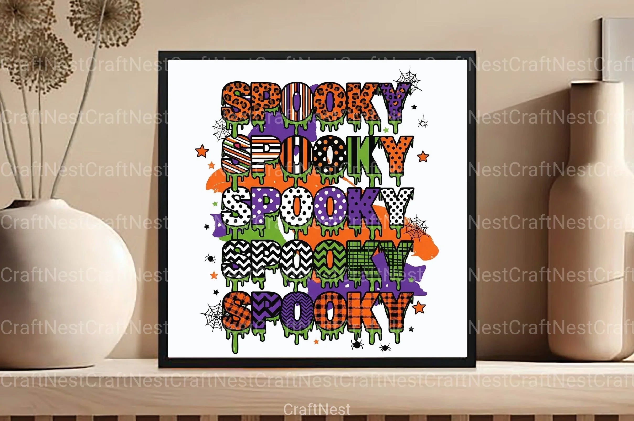 Preppy Halloween Spooky Clipart Bundle - CraftNest - Digital Crafting and Art