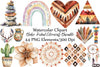 Boho Tribal Elements Clipart Bundle