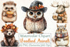 Woodland Animals Thanksgiving Clipart Bundle