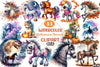 Halloween Horses Clipart Bundle
