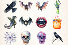 Brush Doodle Halloween Clipart Bundle - CraftNest - Digital Crafting and Art